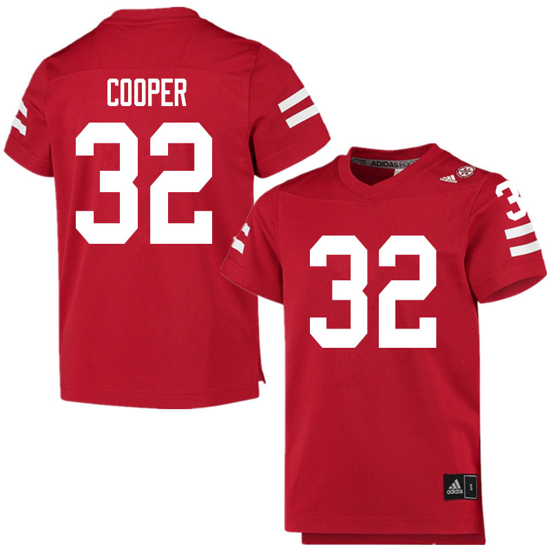 Men #32 Niko Cooper Nebraska Cornhuskers College Football Jerseys Sale-Scarlet